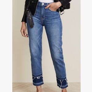 HUDSON NEW Women’s Zoeey High Rise Straight Crop Double Step Hem 5 pocket 29 NWT